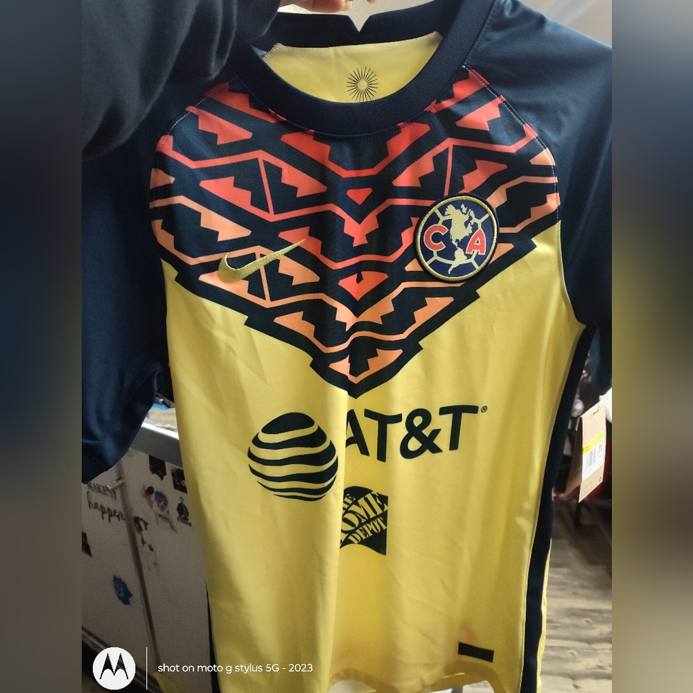 Nike Club America 2021/2022 Home Jersey Mens Standard Fit Nike Club America